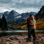 Maroon Bells Engagement Photo